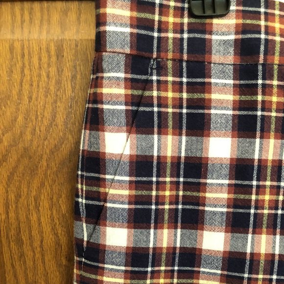 J. CREW - Plaid City Fit Bermuda Shorts SZ 6 Wool Blend London - Picture 2 of 10